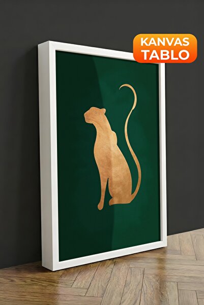 Postifull Zidna slika, luksuzna slika na platnu u beloj ramovini, serija ritu...