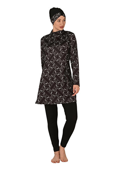 SS HOME CONCEPT Fantasy 3419 Patterned Hijab Swimsuit