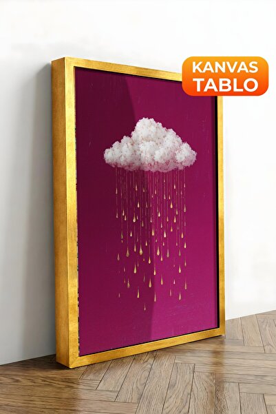 Postifull Zidna slika, luksuzna slika na platnu sa zlatnim okvirom, serija ri...