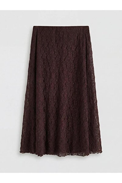 LC Waikiki Δαντελένια φούστα με ελαστική μέση (S6)