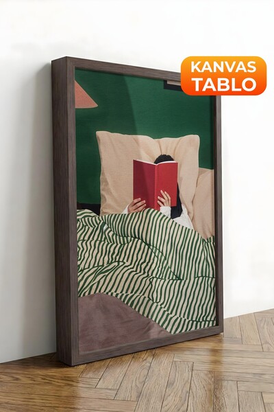 Postifull Pictură murală, Tablou pe pânză cu ramă maro de lux, Seria Ritual, ...