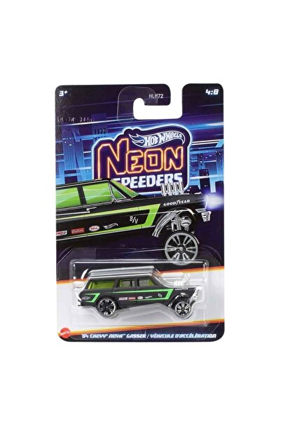 HOT WHEELS Neon Speeder Arabalar 64 Chevy Nova Gasser JKX96