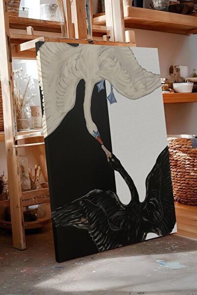 Postifull Pictură murală, Tablou de lux pe pânză, Seria Ritual, Pictură cu pă...