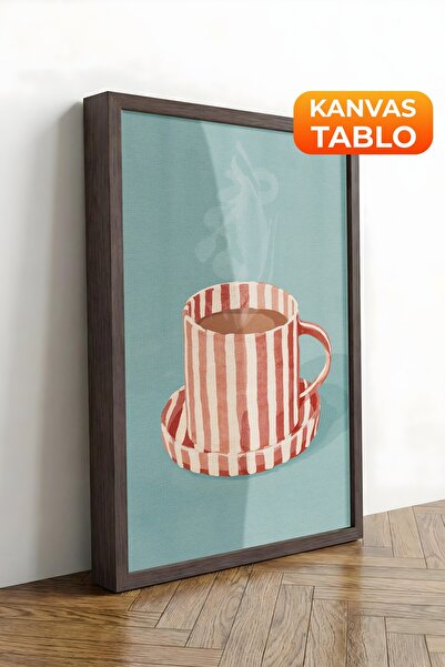 Postifull Zidna slika, luksuzna slika na platnu sa smeđim okvirom, serija rit...