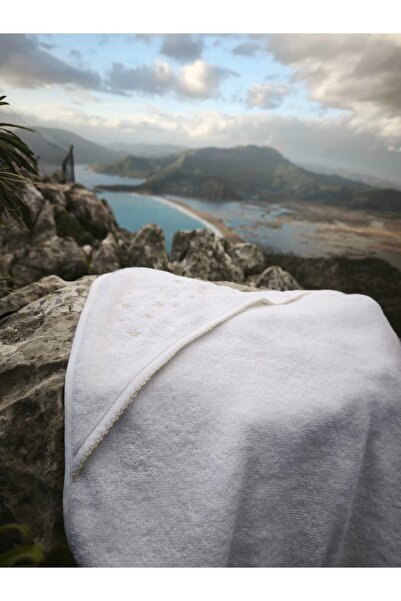 Netodak Cotton Star Pattern Hooded Swaddle Baby Towel Premium Antiallergic Qu...