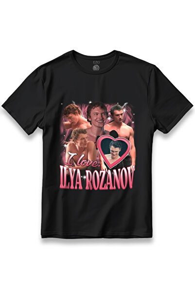 EZG Business تي شيرت Heated Rivalry İlya Rozanov بتصميم مطبوع 100% قطن ونسيج ...