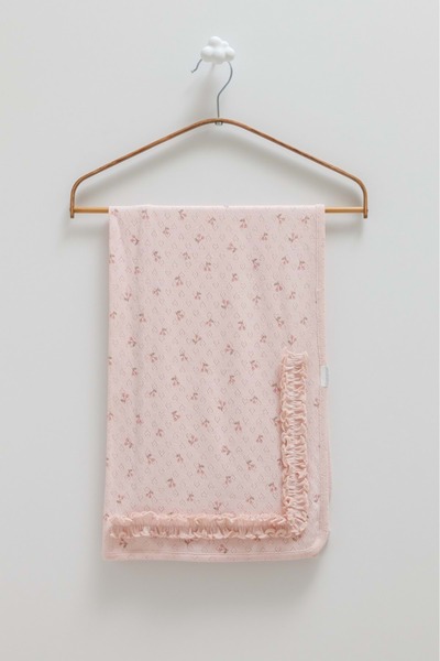 Caramell All Time Girl Baby Girl Blanket-90X90 cm Dried Rose