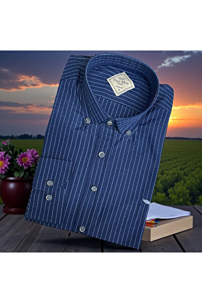EREN STYLE Linen Cotton Linen Slim Fit Single Pocket Shirt That Can Be Worn i...