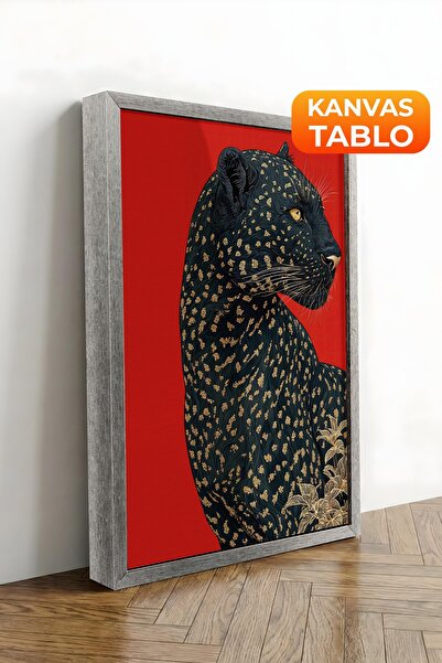 Postifull Pictură de perete, Tablou pe pânză cu ramă argintie de lux, Seria R...