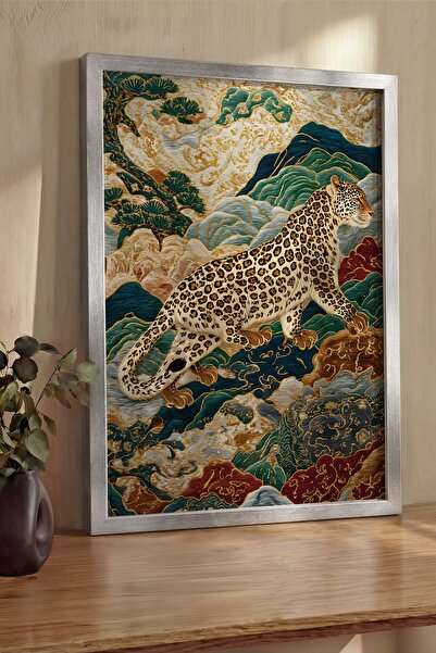 Postifull Wall Painting, Luxury Silver Framed Painting and Poster, Ritual Ser...