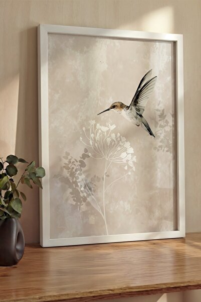 Postifull Pictură de perete, Tablou și poster cu ramă albă de lux, Seria Ritu...