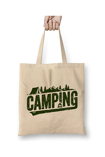 Toyaso Camping Sightseeing Travel Hiking Mountaineering Camping White Cloth Bag