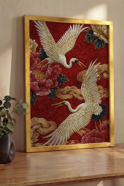 Postifull Pictură de perete, Tablou și poster cu ramă aurie de lux, Seria Rit...