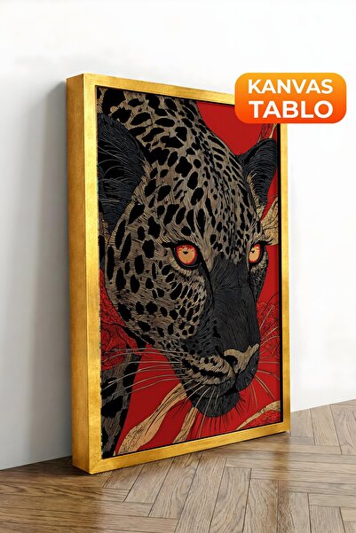 Postifull Zidna slika, luksuzna slika na platnu sa zlatnim okvirom, serija ri...