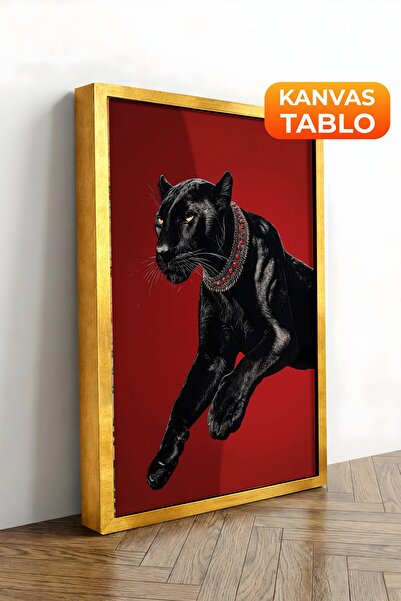 Postifull Zidna slika, luksuzna slika na platnu sa zlatnim okvirom, serija ri...