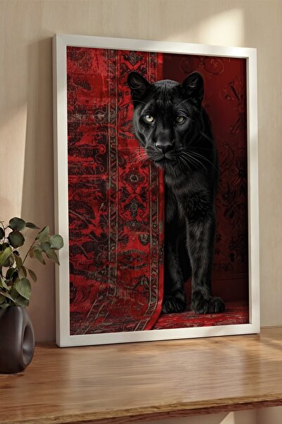 Postifull Pictură de perete, Tablou și poster cu ramă albă de lux, Seria Ritu...