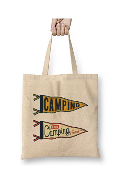 Toyaso Camping Camp Flag Excursion Travel Hiking Mountaineer Camping White Cl...