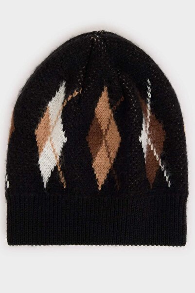 DeFacto Women's Diamond Patterned Beret H1472Ax25Wn