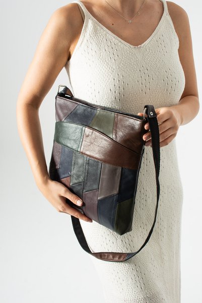 NahitaTyana Genuine Leather Large Crossbody and Shoulder Bag