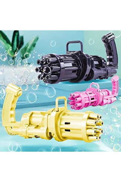 Kuzey 3 ADET PEMBE GOLD SİYAH ÇOKLU KÖPÜK ATAN KÖPÜK TABANCASI BUBBLES GUN Pİ...
