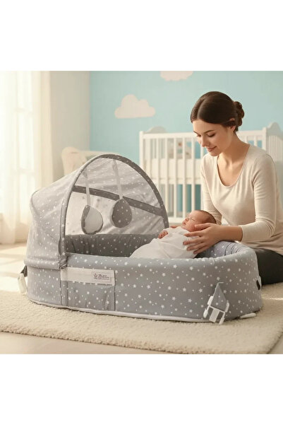 Betsima Mühendislik Taşınabilir Portatif Bebek Yatağı,sırt Çantasına Dönüşebi...