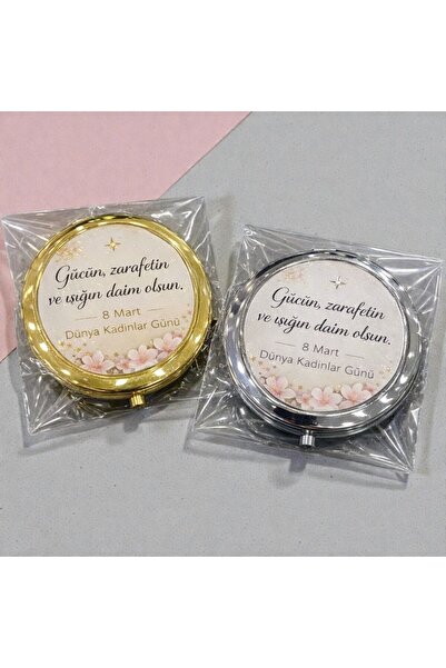 Butik Center 8 Mart Dünya Kadınlar Günü Hediyesi Çantada Taşınabilir Kompakt ...