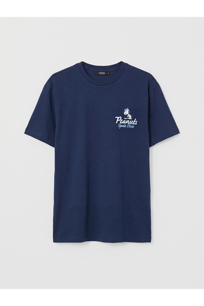 LC Waikiki ΝΕΑ ΣΕΖΟΝΑ ΑΠΟ ΤΗΝ GÜLİS GİYİM: Μπλουζάκι Navy Blue Crew Neck Snoo...