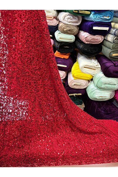 MEKİK MANİFATURA Sequined Mesh Fabric