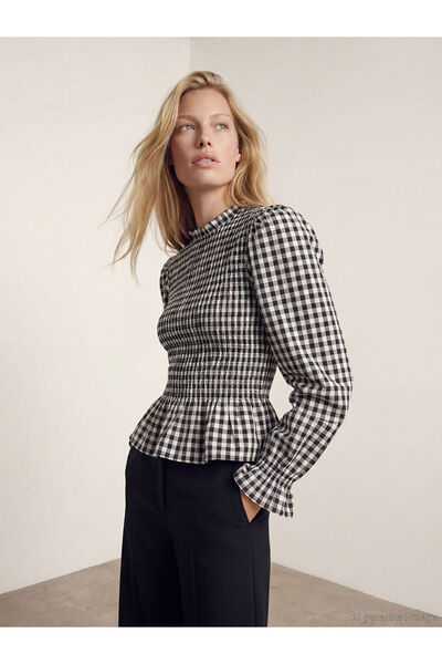 LC Waikiki Freezen Store'dan Seçimler I Hakim Roba Yaka Kareli İşlemeli Balon...