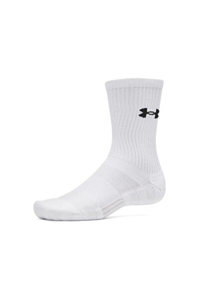 Under Armour Beyaz Unisex Çorap 6009685-100 UA 3pk CRW