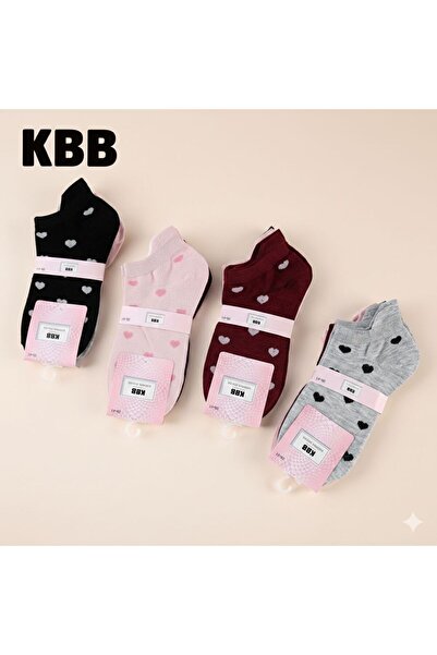KBB Women's Multi-Colored Ankle Socks | 6 Pairs