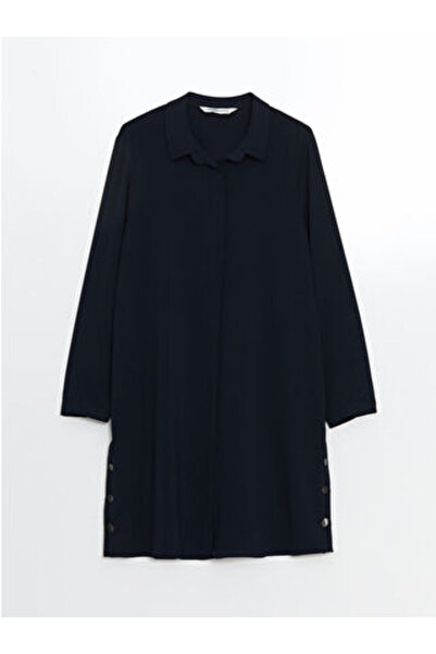 LC Waikiki Modanova Sezon Black Sequin Embroidered Women's Shirt Tunic