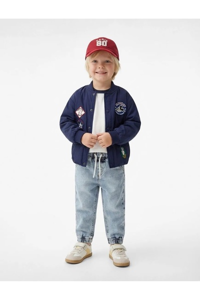 Koton Pantaloni din denim indigo Jogger pentru bebeluși băieți 6SMB40003TD