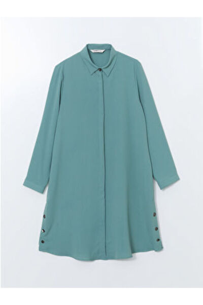 LC Waikiki Khaki Dobby Women's Shirt Tunic