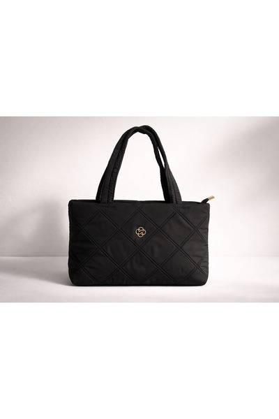 ZÇBUTİK Bayramlık Özel Günler Kadın Kapitone Omuz Çantası Çift Saplı Günlük Ş...