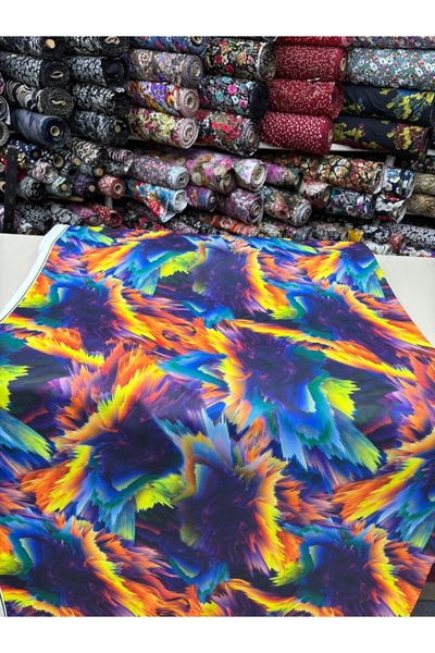 MEKİK MANİFATURA Țesătură JESIKA cu model, lățime dublă 150 cm, în lățime.