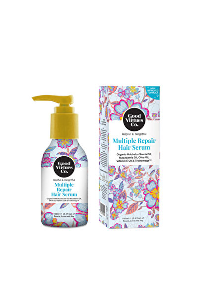 Good Virtues Co. Hair repair serum, made with organic black seed, macadamia, ...