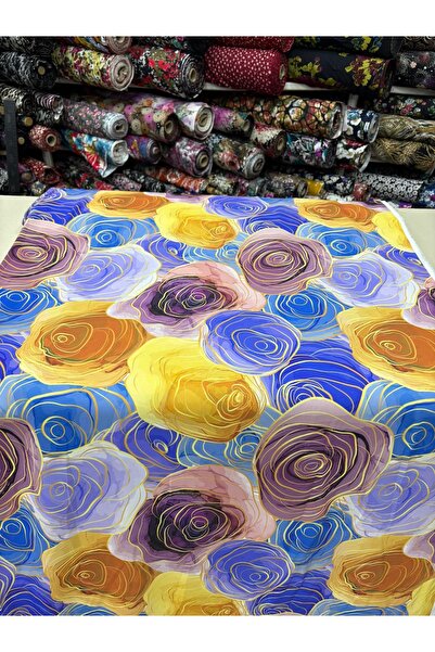 MEKİK MANİFATURA Țesătură JESIKA cu model, lățime dublă 150 cm, în lățime.