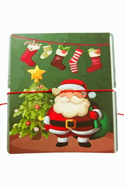 ZERO LAND سوار STOROZAL على شكل قلب لعيد الميلاد (62747) - أحمر