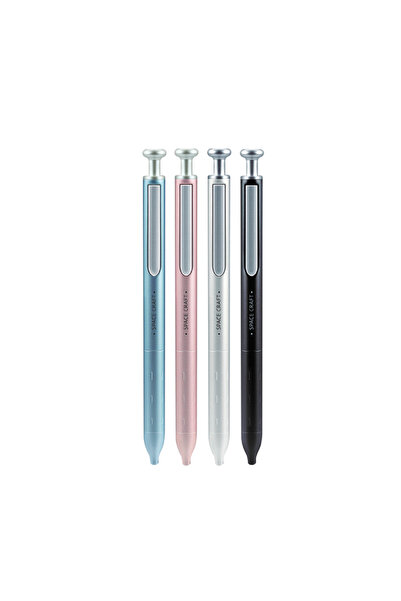 Writech W-0156 METAL UP SİYAH GÖVDE 0,7MM MAVİ JEL KALEM - 6'LI KUTU