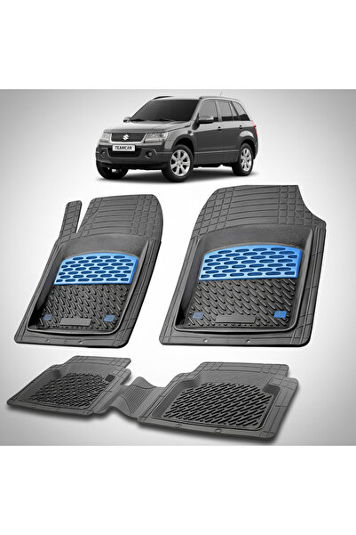 TEAMCAR Covorașe compatibile cu Suzuki Grand Vitara 2 SUV 2005-2015 | Albastru