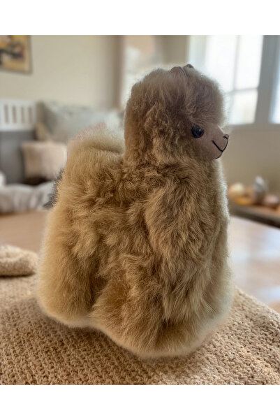 TUI ALPACA لعبة وبري مصنوعة يدويًا من صوف الألبكة الناعم 100%، "إندي ألبكة"، ...