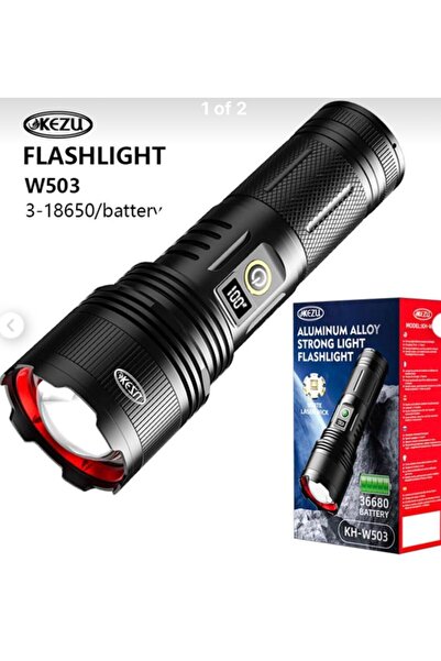 KEZU KH-W503 | Professional Aluminum Alloy Flashlight | High Power White Lase...