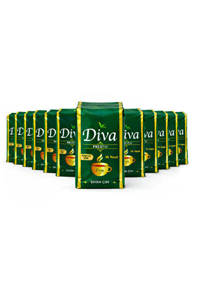 DİVA ÇAY Ramazan Özel Diva Prestij Mayıs Hasadı Rize Siyah Çay 12 x 1 kg