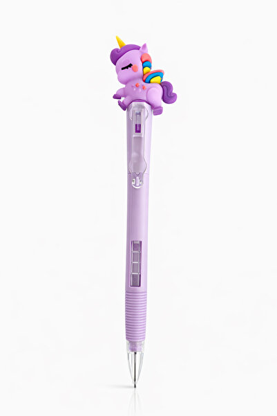 Unicorn Yan Basmalı Uçlu Kalem 07 - Mor