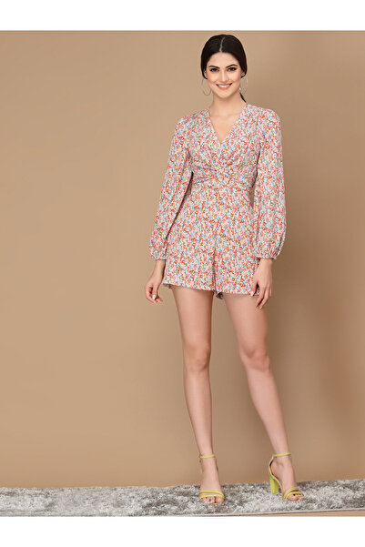 Kassually By Styli Multicoloured Printed Playsuit