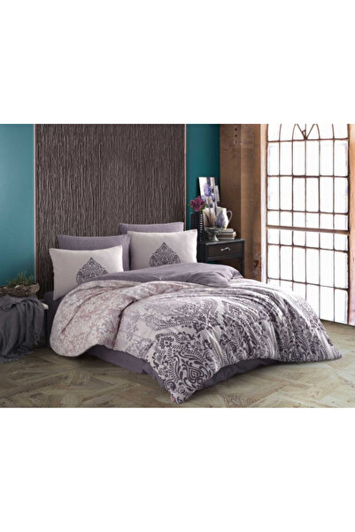 FIONNA.RO Ranforce 100% Cotton Duvet Cover Set - Royal Purple