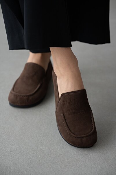 selin shoes Γυναικεία παπούτσια Elvain από γνήσιο δέρμα με αμβλύ μύτη - ΚΑΦΕ ...