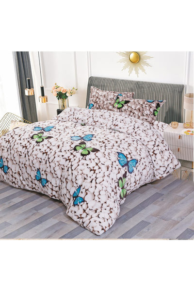 FIONNA.RO Cocolino 4-Piece Duvet Cover Set With Stretchy - All About Stones