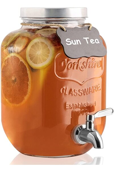 THE WHITE SHOP Glass Drink Dispenser